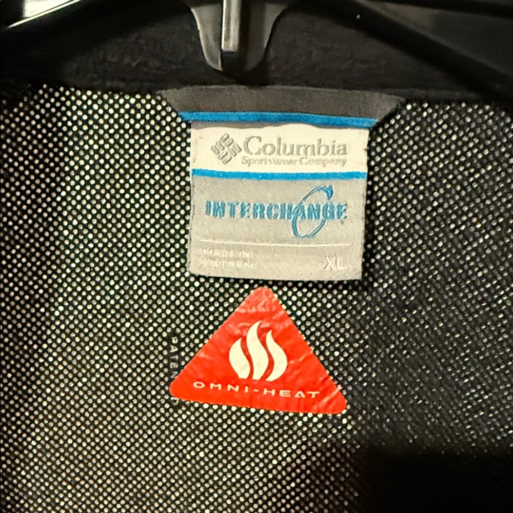 Columbia Full Zip Fleece Interchange Jacket Coat‎  Size XL - Picture 4 of 6